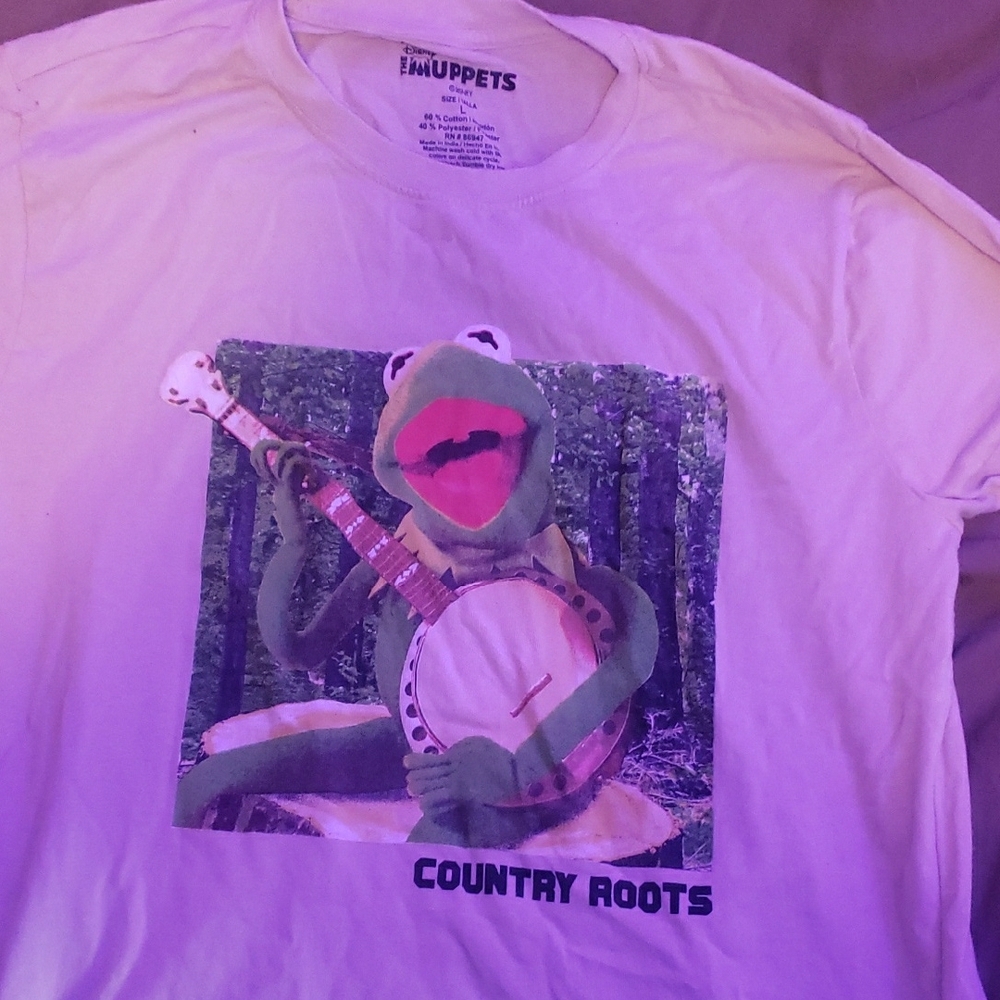 Kermit the Frog Country Roots T-Shirt - White